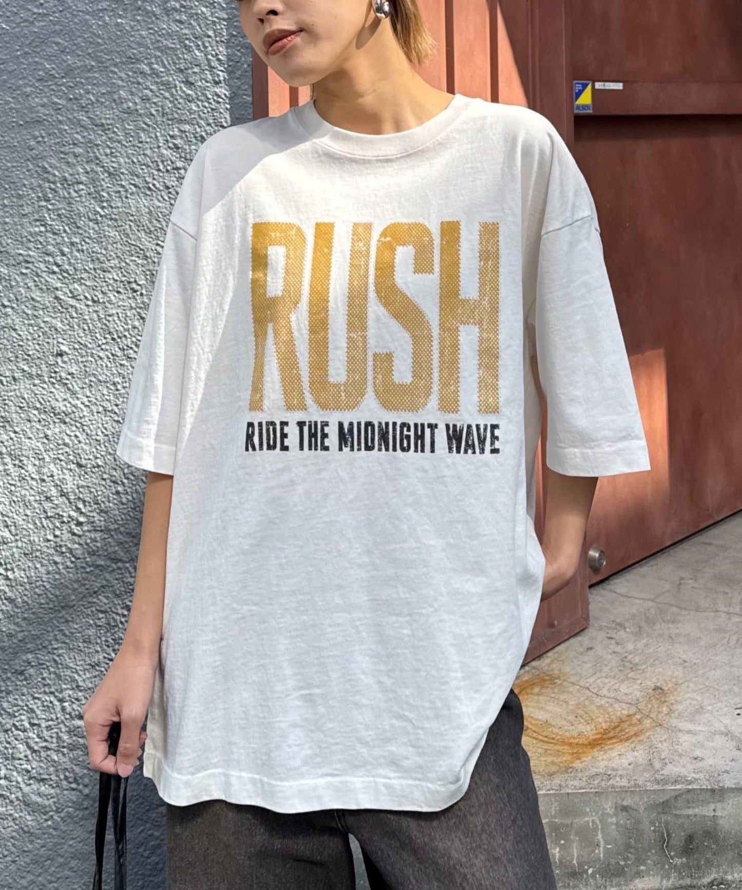 【男女通用】復古褪色印花旅行T恤