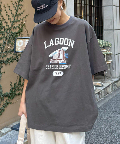 【男女通用】寬鬆剪裁圖案印花T恤