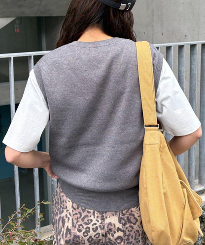 【限定】【男女通用】夏季針織馬甲