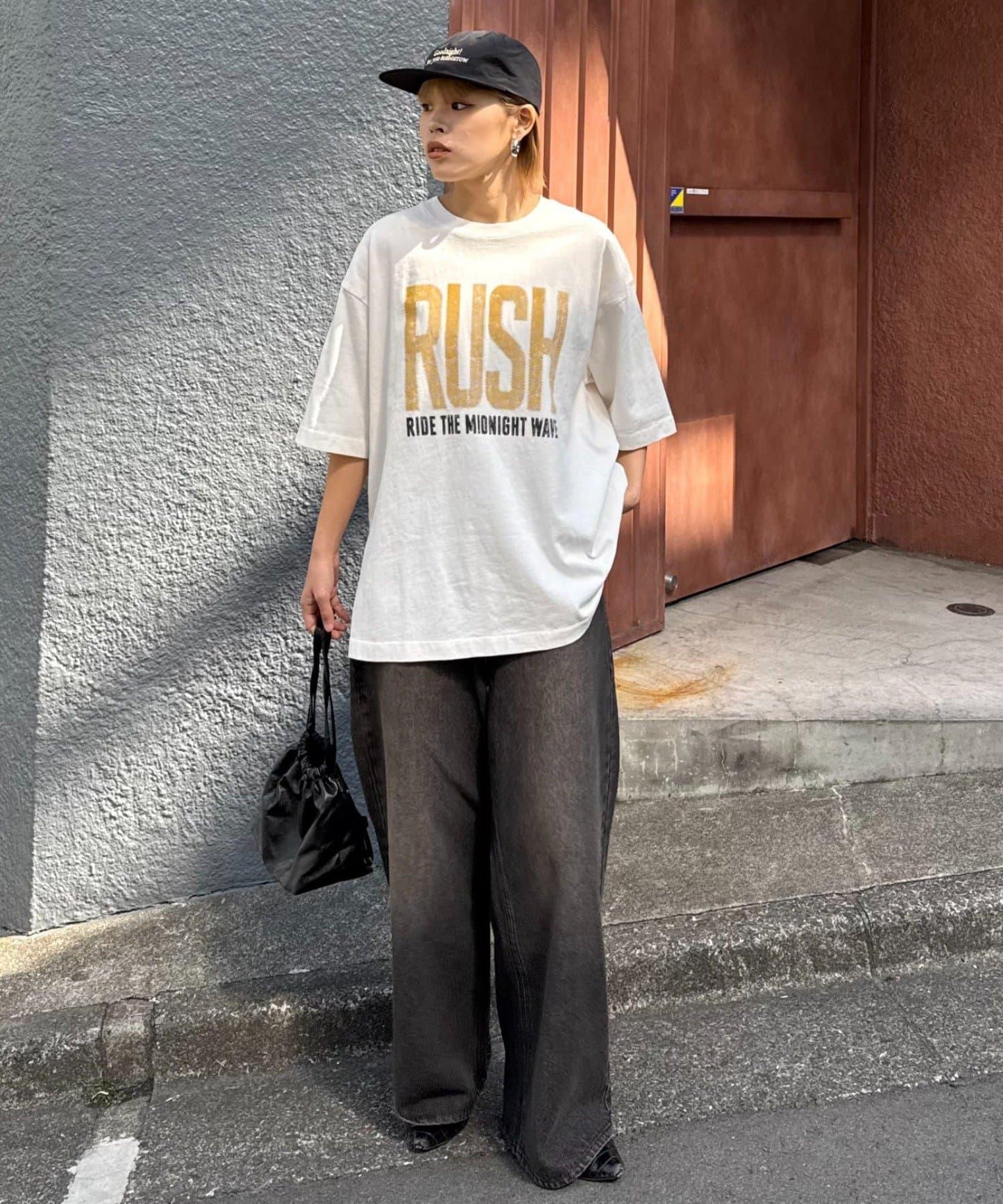 【男女通用】復古褪色印花旅行T恤