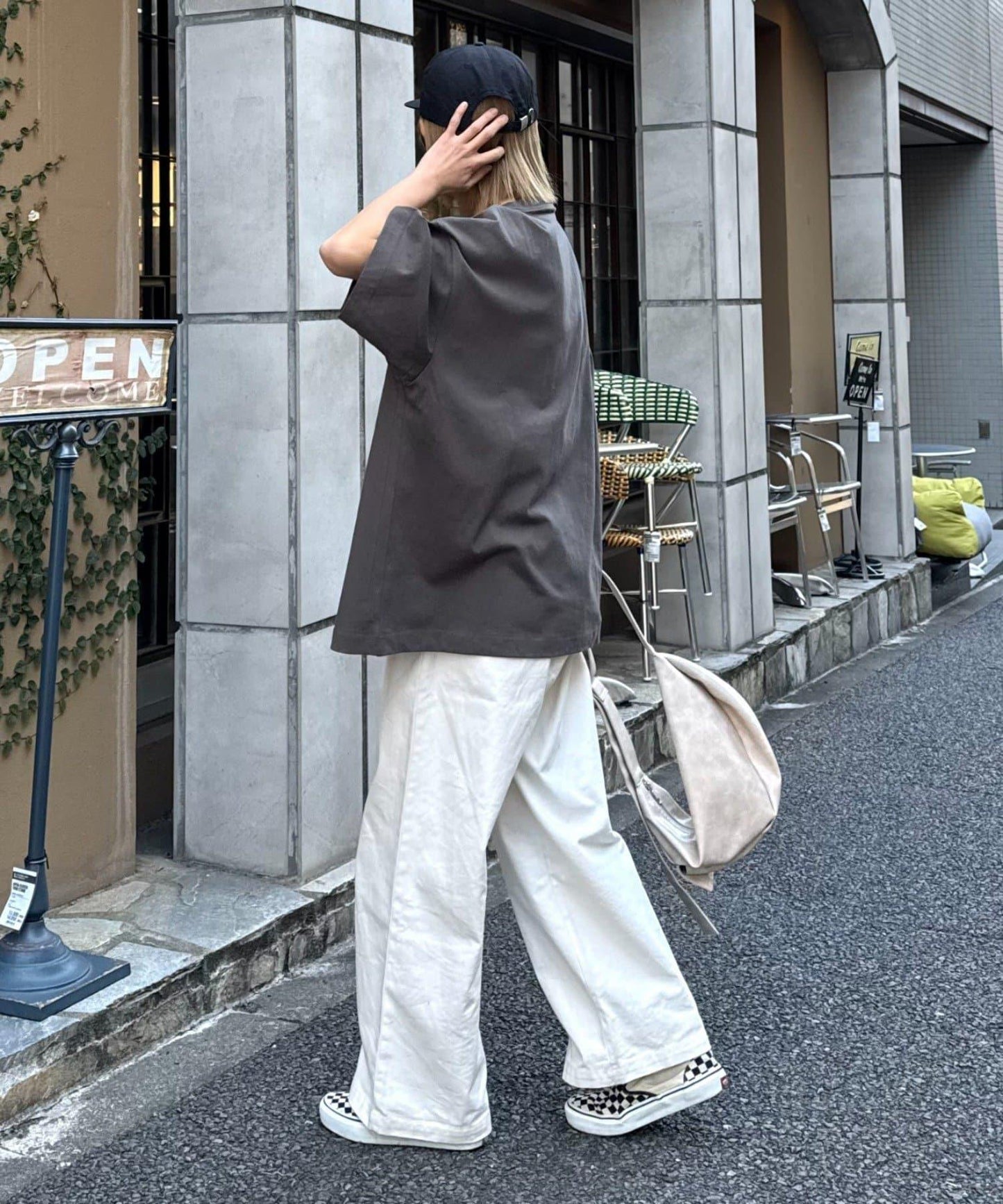 【男女通用】寬鬆剪裁圖案印花T恤