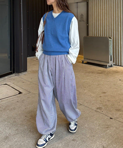 【限定】【男女通用】夏季針織馬甲