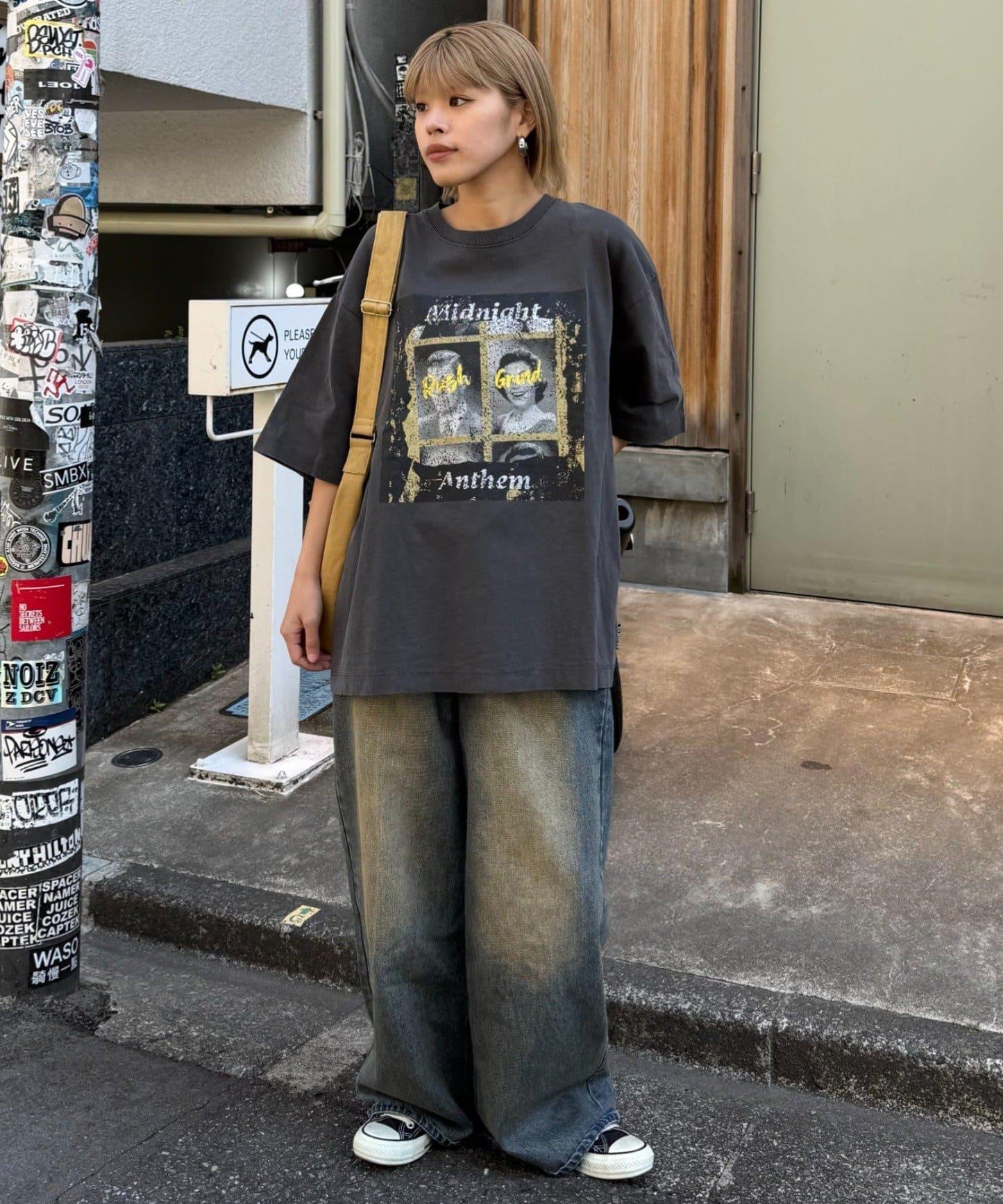 【男女通用】復古褪色印花旅行T恤