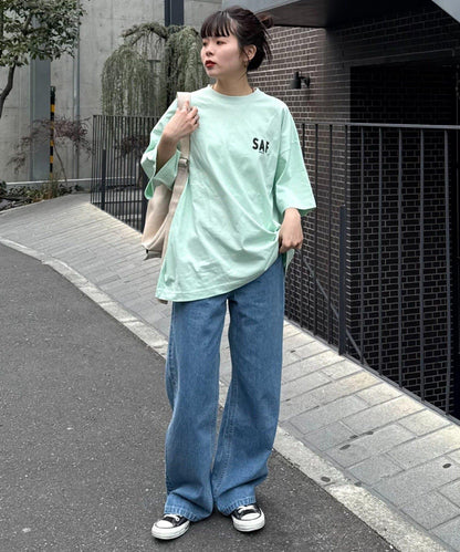 【男女通用】寬鬆剪裁圖案印花T恤