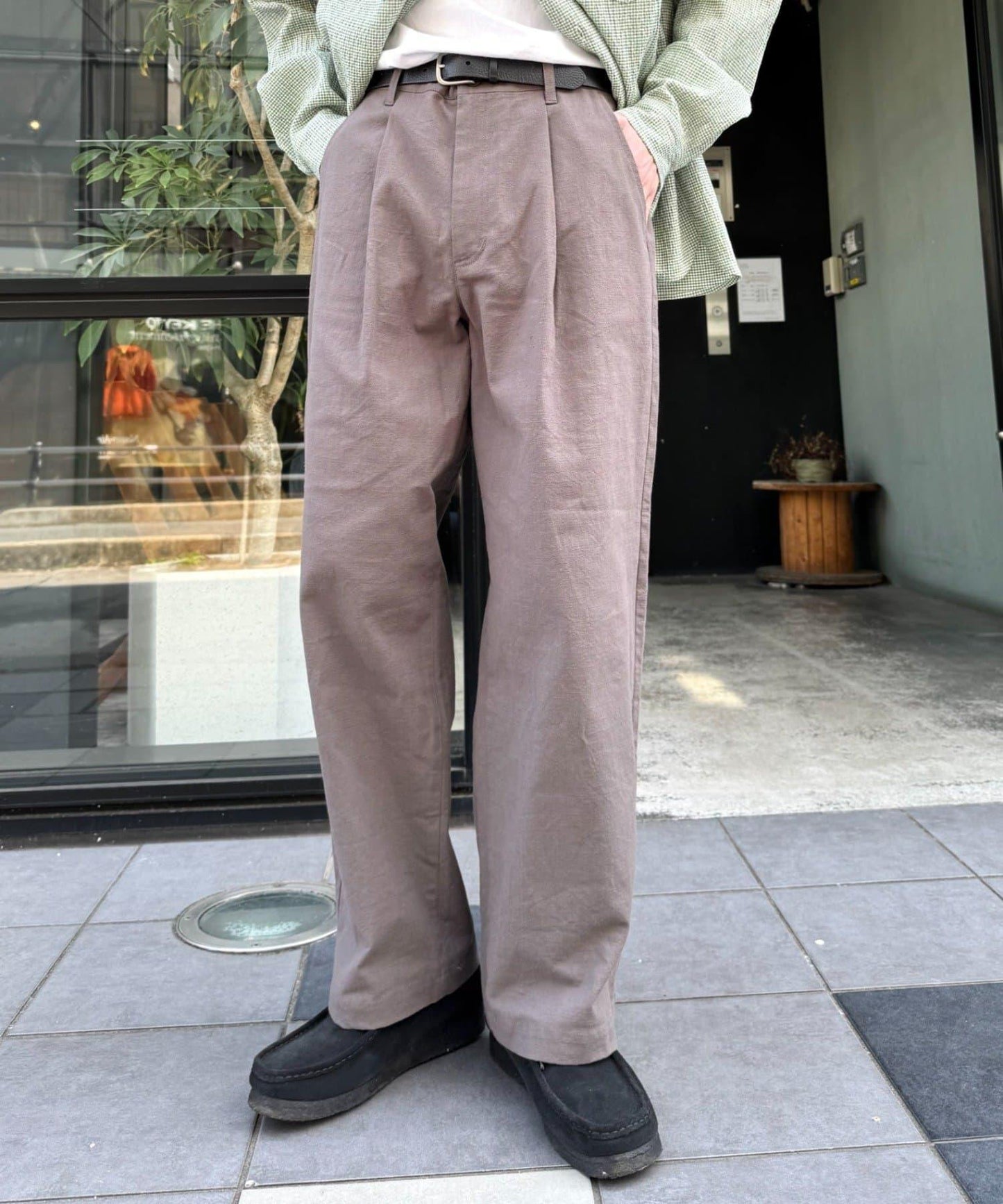 棉麻寬鬆褲