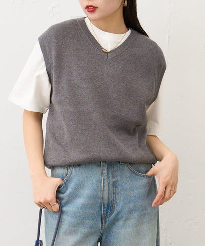【限定】【男女通用】夏季針織馬甲