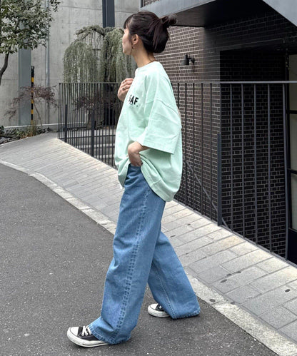 【男女通用】寬鬆剪裁圖案印花T恤
