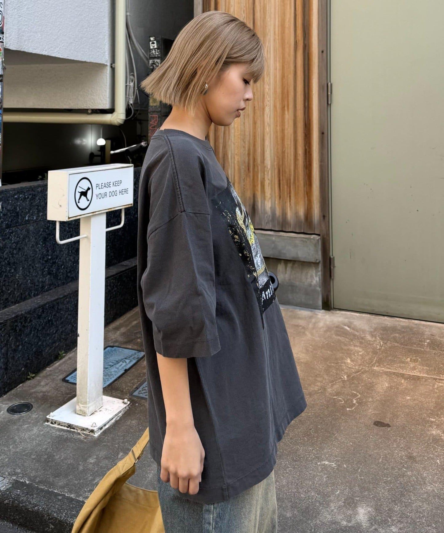 【男女通用】復古褪色印花旅行T恤