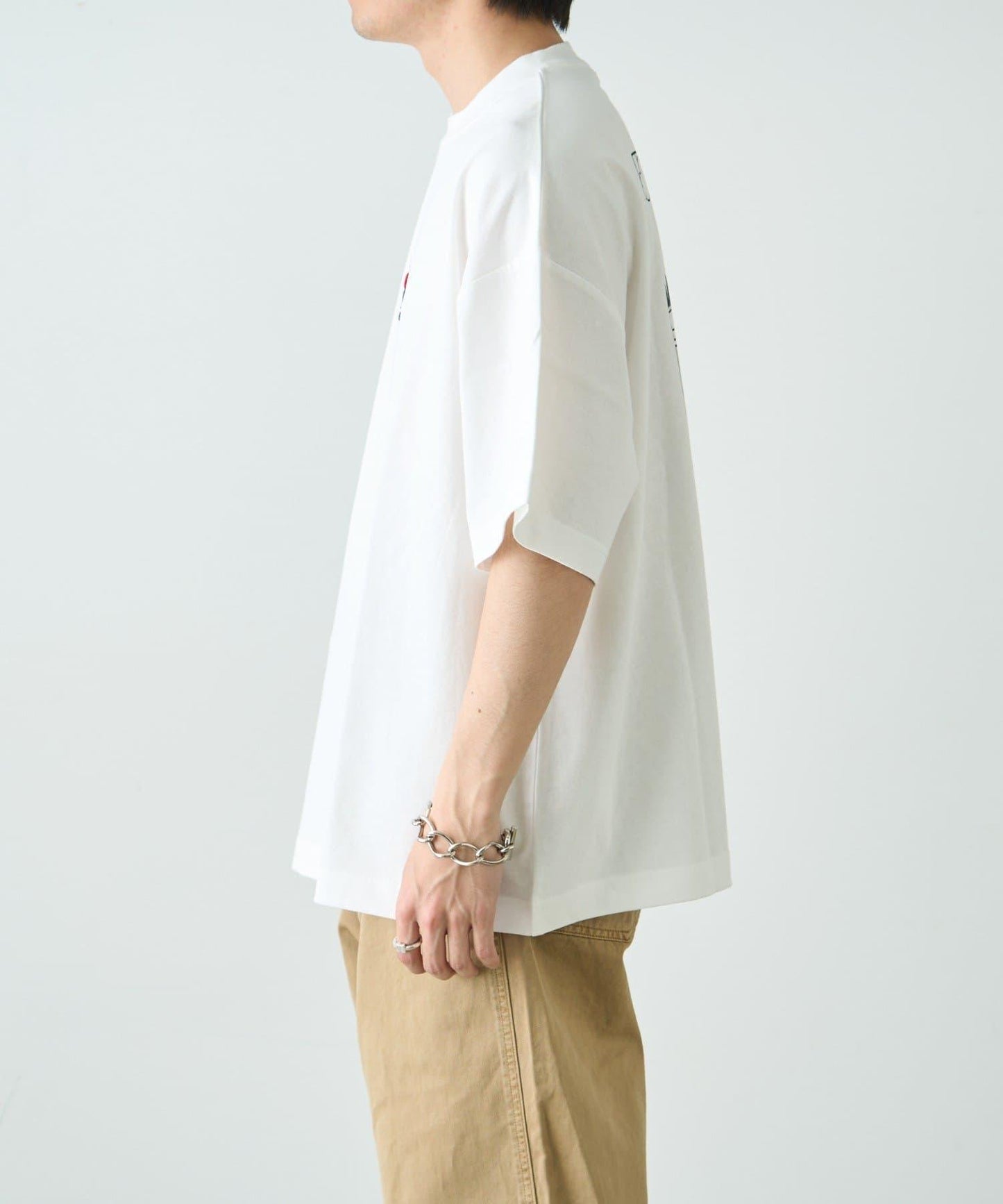 【中年男士】中性款一點刺繡短袖T恤