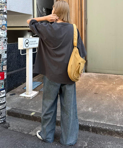 【男女通用】復古褪色印花旅行T恤