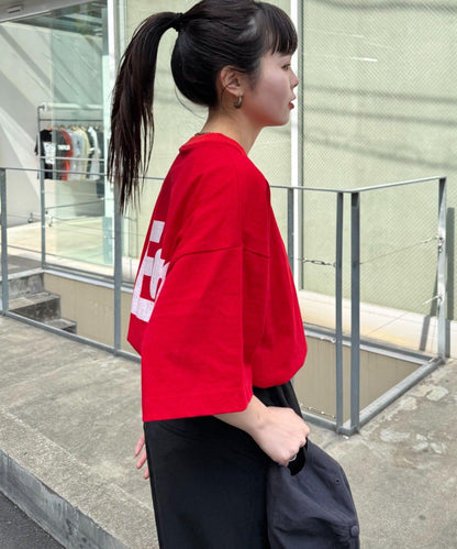 【男女通用】寬鬆剪裁圖案印花T恤