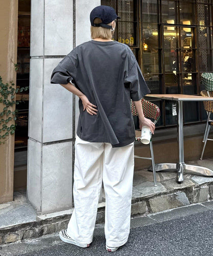 【男女通用】復古褪色印花旅行T恤