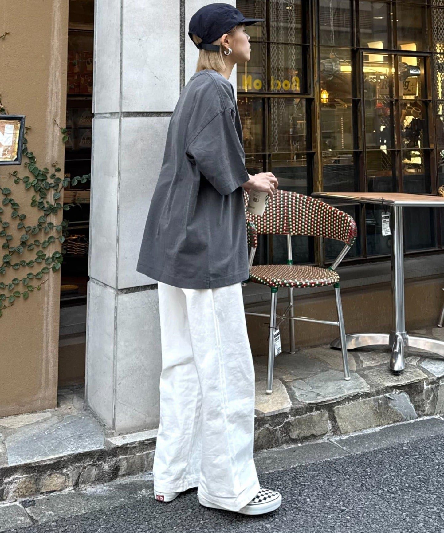 【男女通用】復古褪色印花旅行T恤