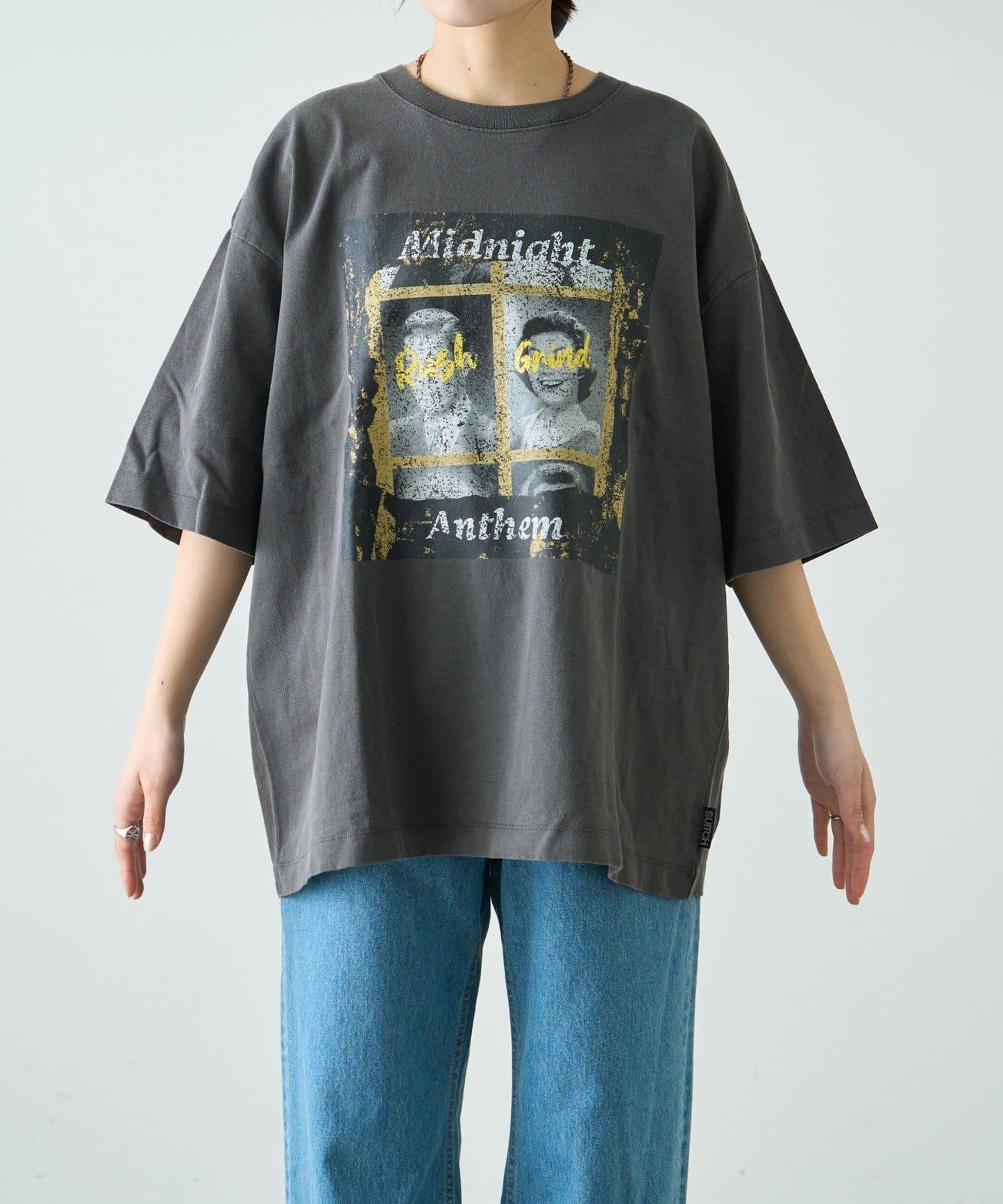 【男女通用】復古褪色印花旅行T恤