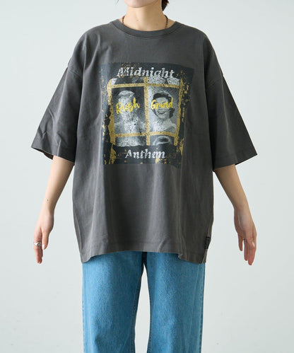 【男女通用】復古褪色印花旅行T恤