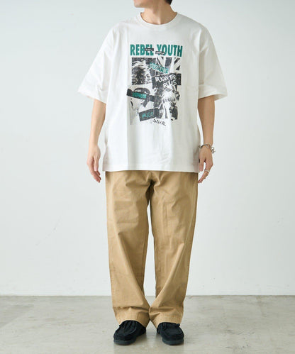 【男女通用】復古褪色印花旅行T恤