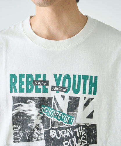 【男女通用】復古褪色印花旅行T恤