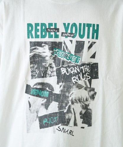 【男女通用】復古褪色印花旅行T恤