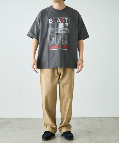 【男女通用】復古褪色印花旅行T恤