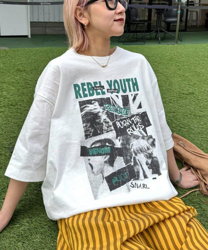 【男女通用】復古褪色印花旅行T恤