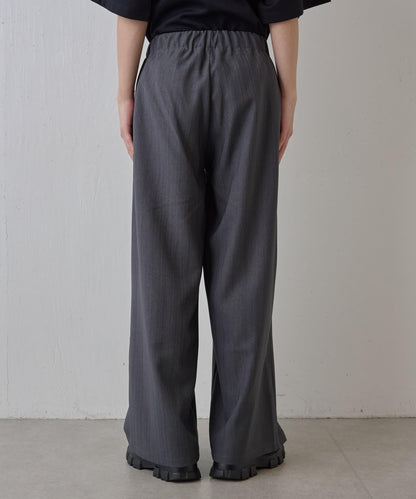 隨機斜紋2褶寬鬆褲