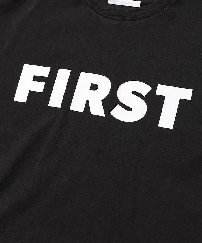 6盎司 前面標誌印花 圓領T恤 / 印花T恤 FIRST