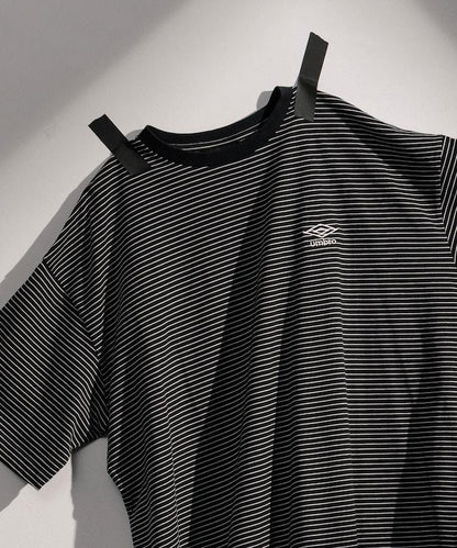 聯名 UMBRO 條紋圓領T恤【限定推出】