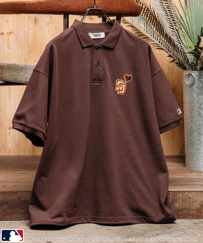 聯名 MLB 心形標誌刺繡Polo衫