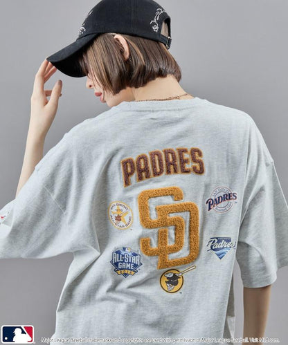 聯名 MLB背部圖案印花T恤