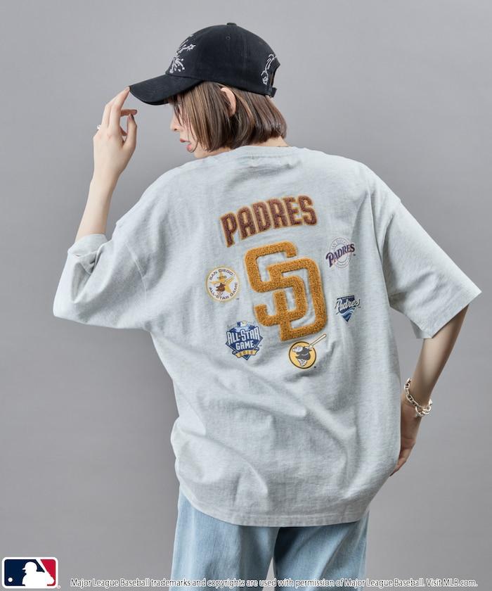 聯名 MLB背部圖案印花T恤