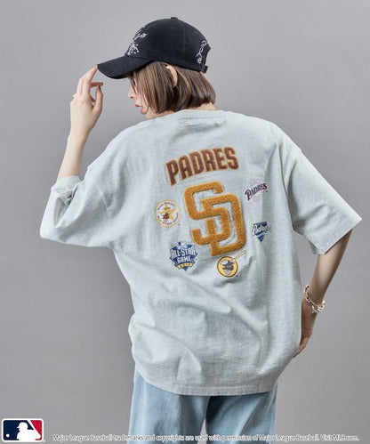 聯名 MLB背部圖案印花T恤