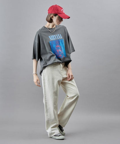 涅槃銀色顏料T恤