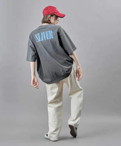 涅槃銀色顏料T恤