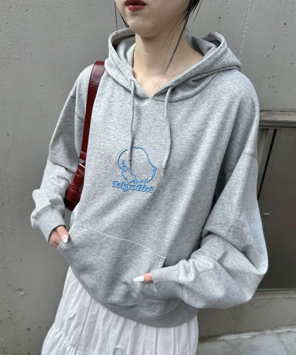 /2尺寸【東京女孩】3D刺繡logo衛衣