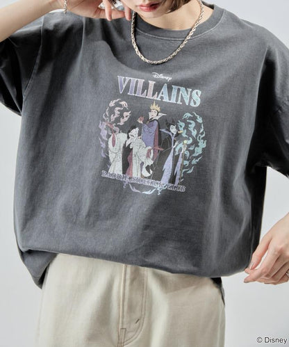 聯名 Villains 色素圖形T恤
