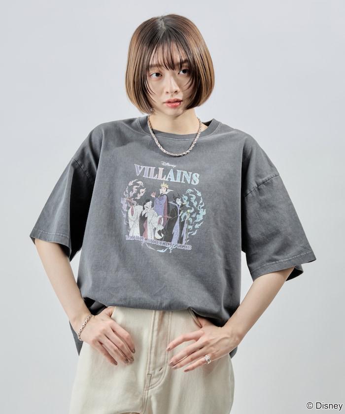 聯名 Villains 色素圖形T恤
