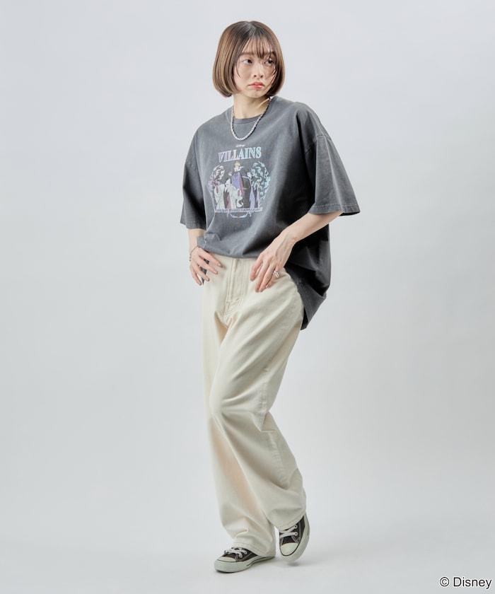 聯名 Villains 色素圖形T恤