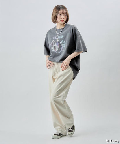 聯名 Villains 色素圖形T恤