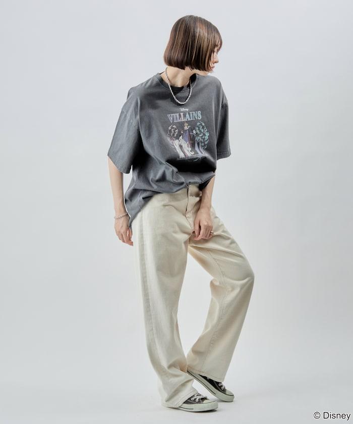 聯名 Villains 色素圖形T恤