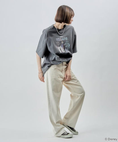 聯名 Villains 色素圖形T恤