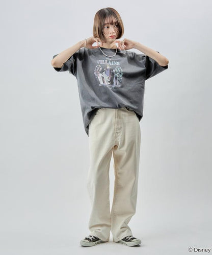 聯名 Villains 色素圖形T恤