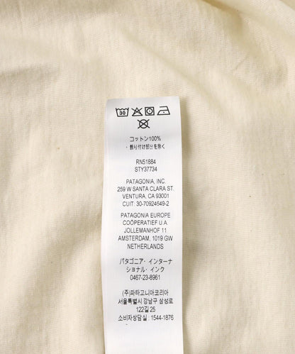 Patagonia/巴塔哥尼亞 男士 水民 有機口袋 T恤