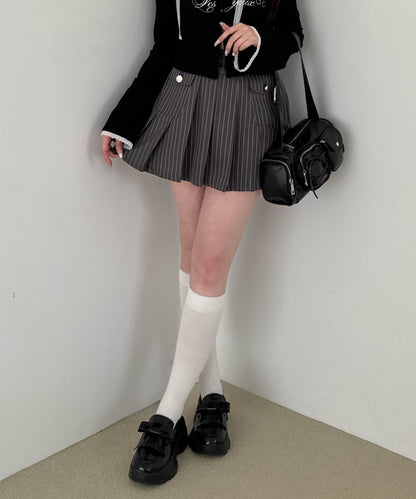 Shion 褶皺迷你裙