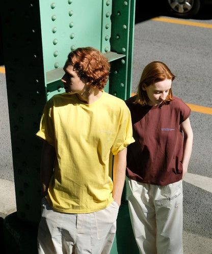 BASIC標誌刺繡T恤 / 單點刺繡短袖T恤