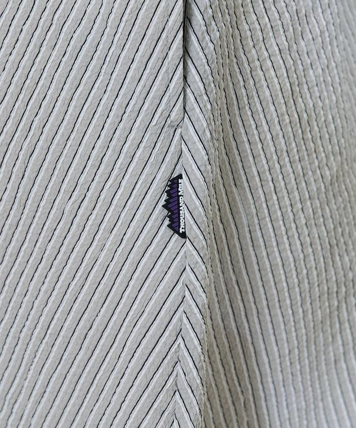 聯名重 絲光棉 條紋 女士連衣裙