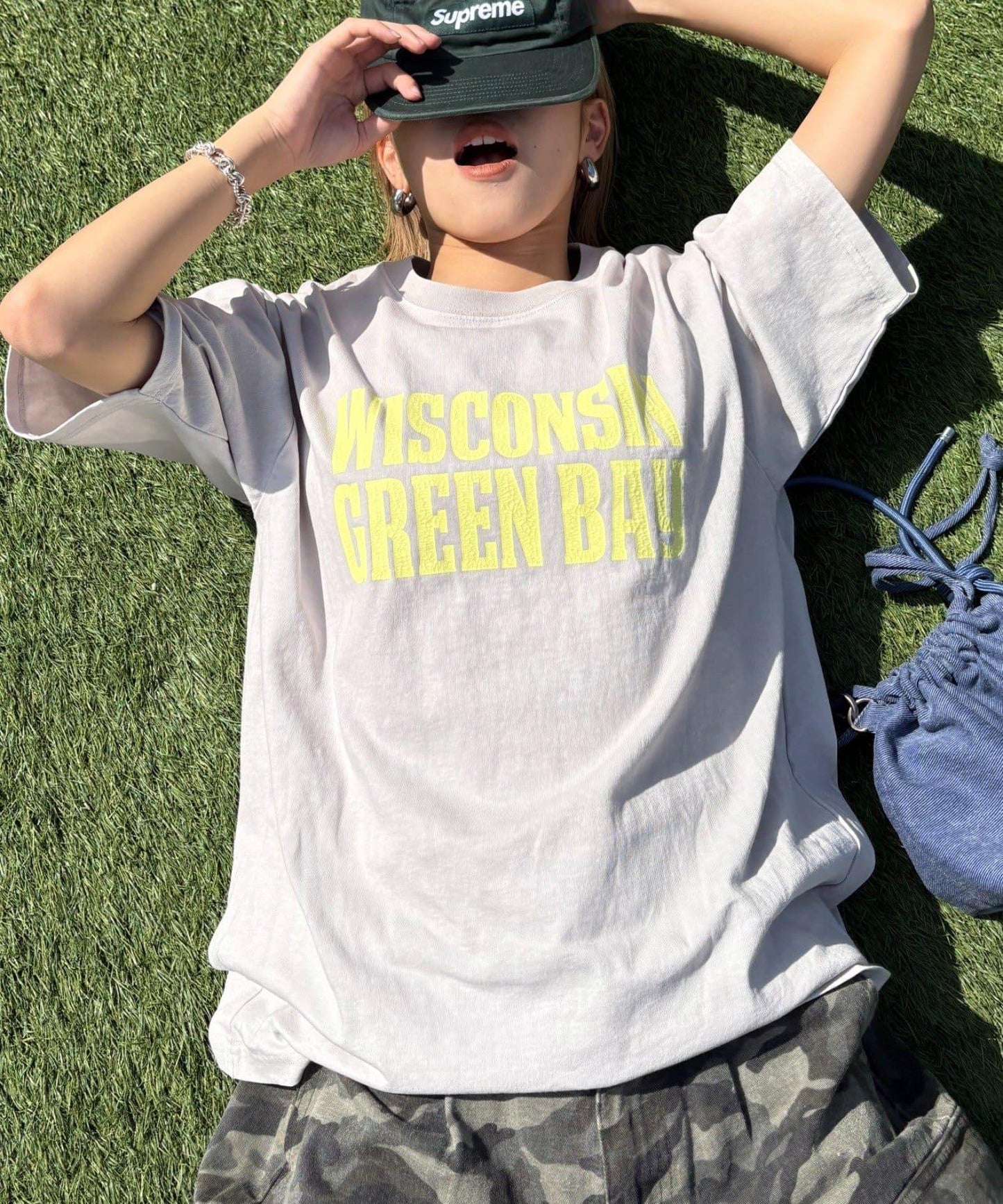 【男女通用】酸洗標誌T恤