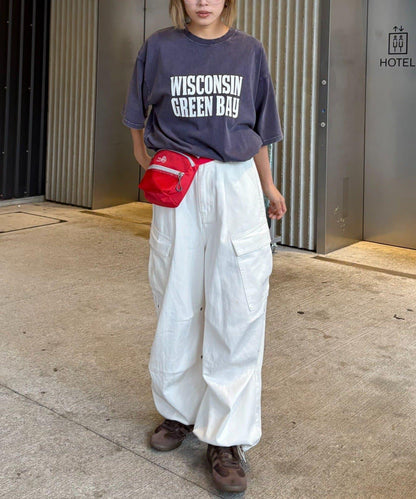 【男女通用】酸洗標誌T恤