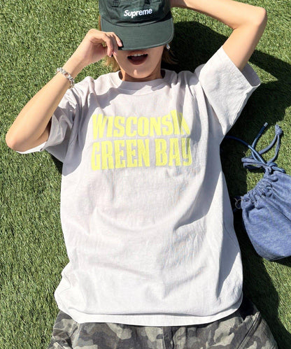 【男女通用】酸洗標誌T恤