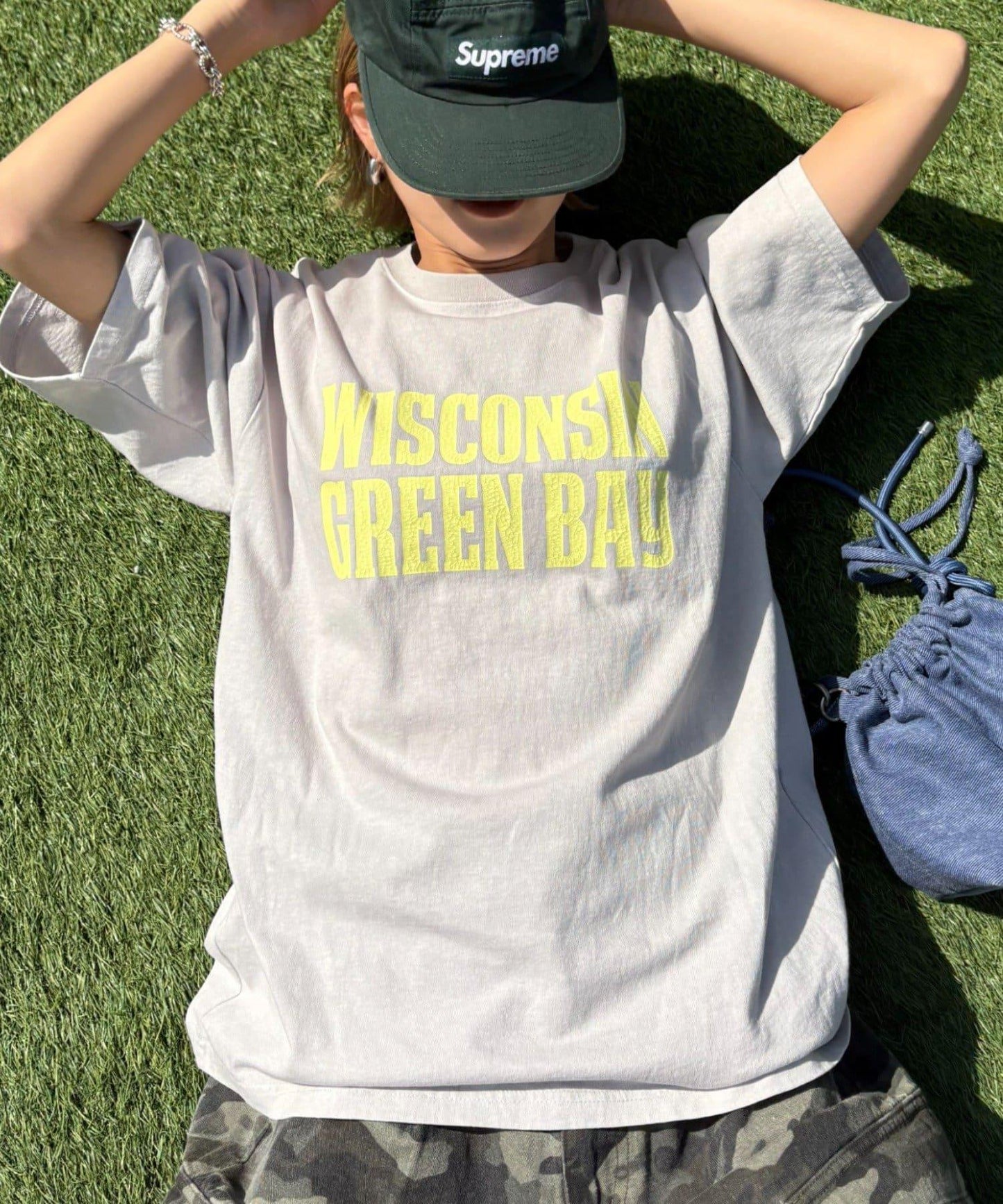 【男女通用】酸洗標誌T恤