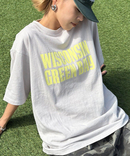 【男女通用】酸洗標誌T恤